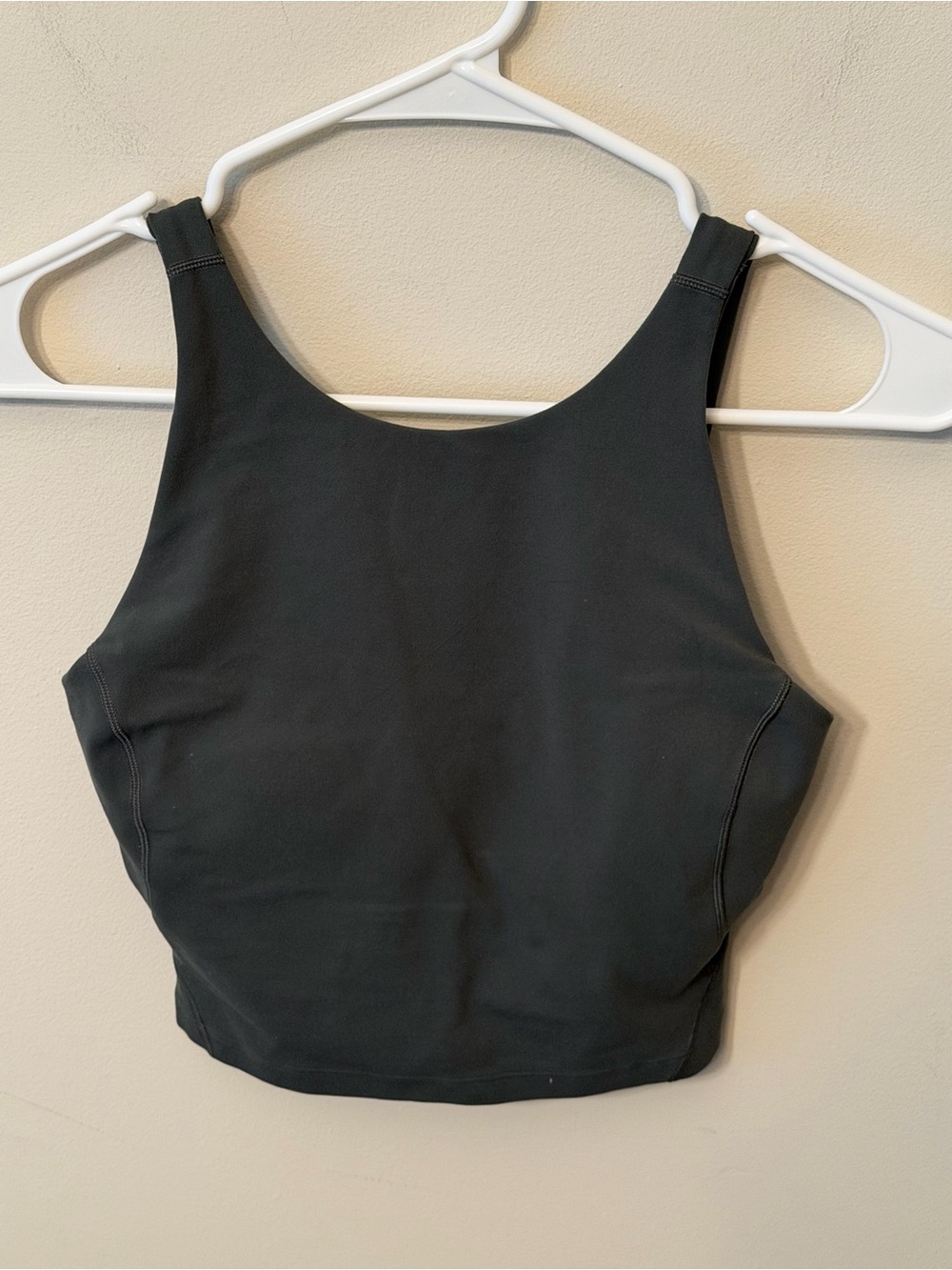 Lululemon High Neck Align Tank size 4 dark green
